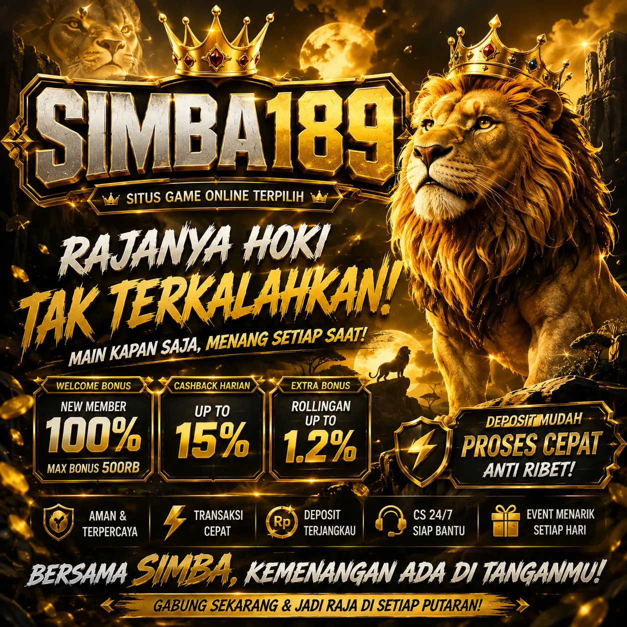 Simba189 Banner